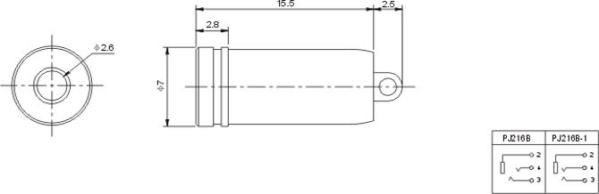 耳機插座PJ216B