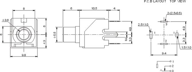 耳機插座PJ-301B