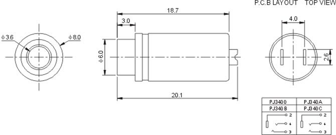 耳機(jī)插座PJ340B
