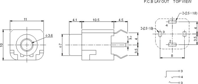 耳機插座PJ360A